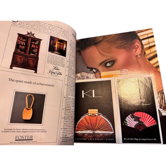 TOWN & COUNTRY MAGAZINE April 1984 ~ Europe ~ Florence Tuscany ~ Comite Colbert - Picture 11 of 14